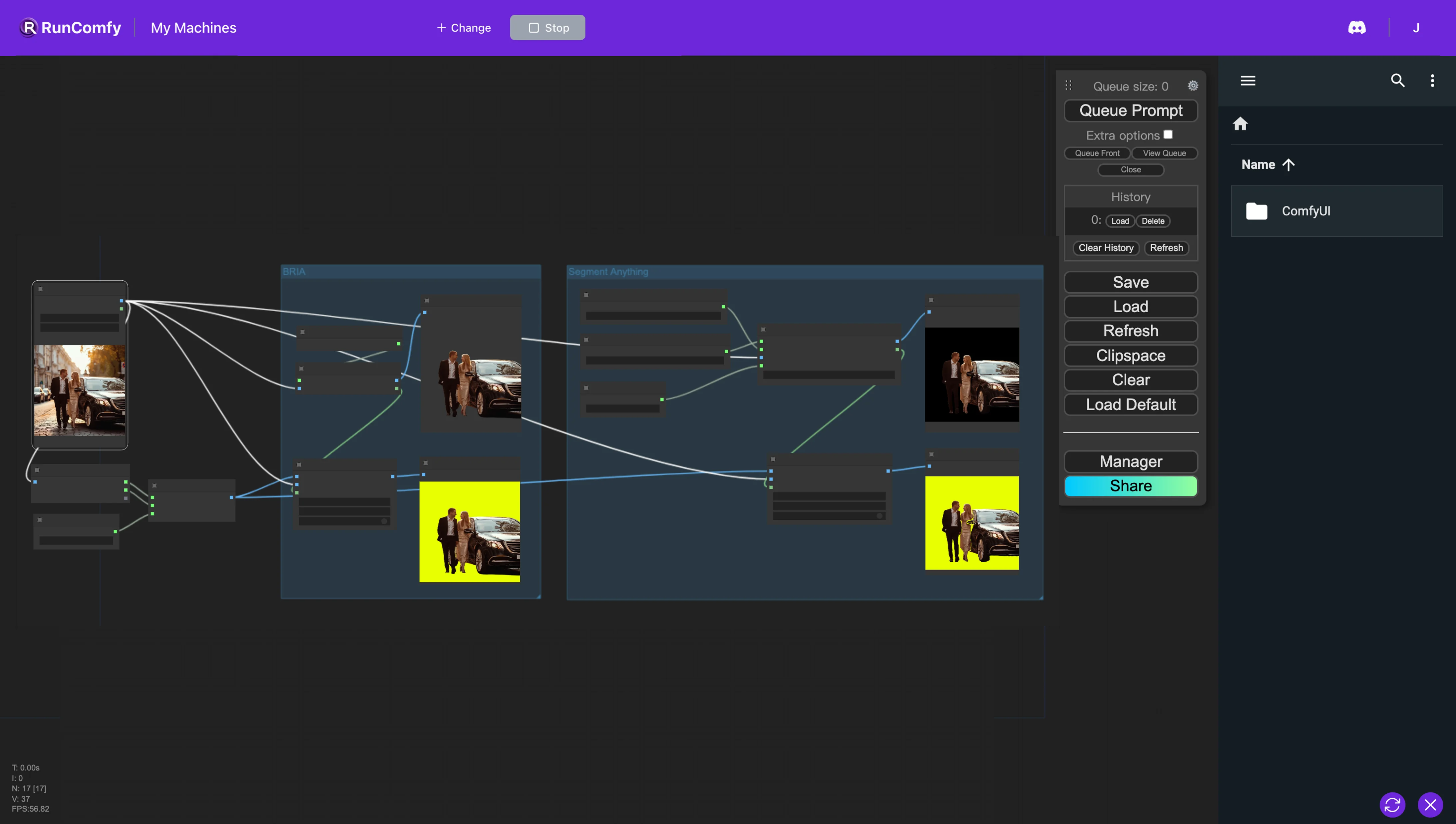 Background Removal - BRIA AI RMBG 1.4 vs Segment Anything Workflow