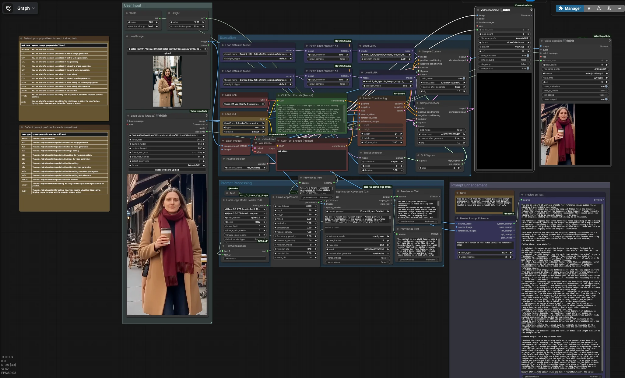 Bernini Multimodal Video Generation in ComfyUI | Video Edit + Identity