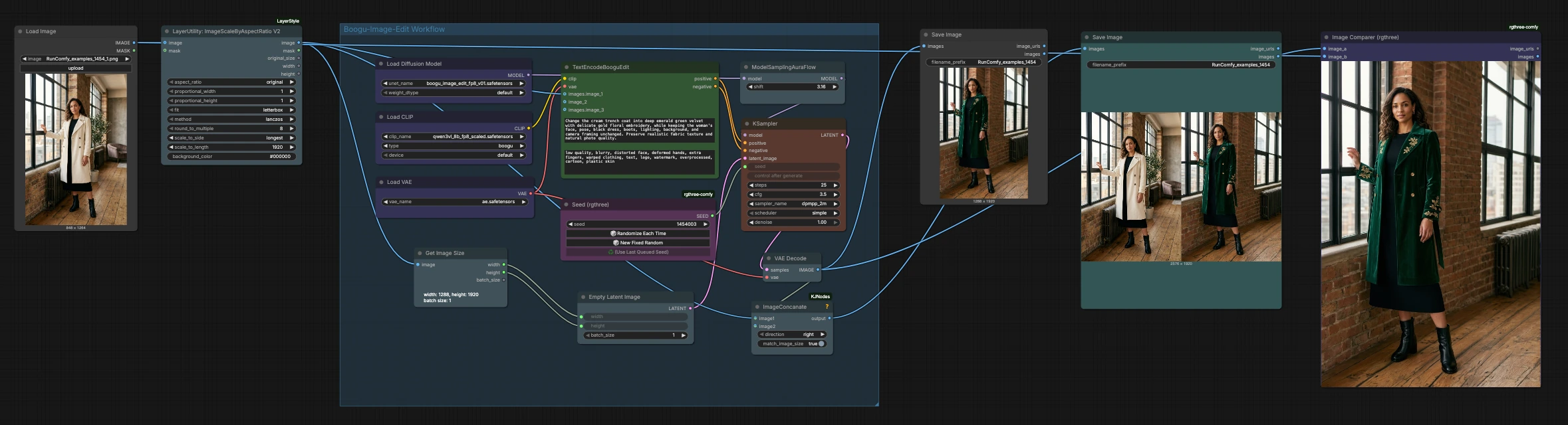 Boogu Image Edit ComfyUI workflow | Instruction-Guided Image Editing