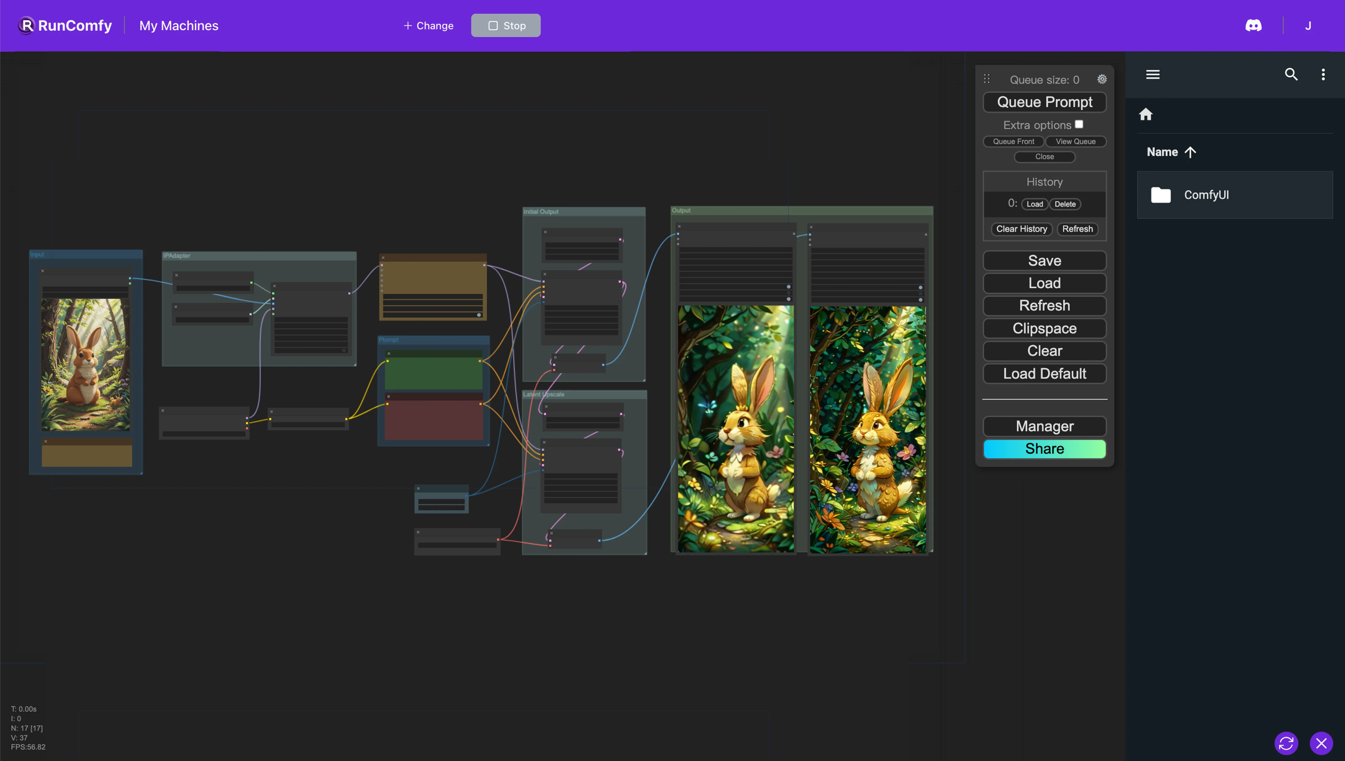 ComfyUI AnimateDiff and IP-Adapter Workflow