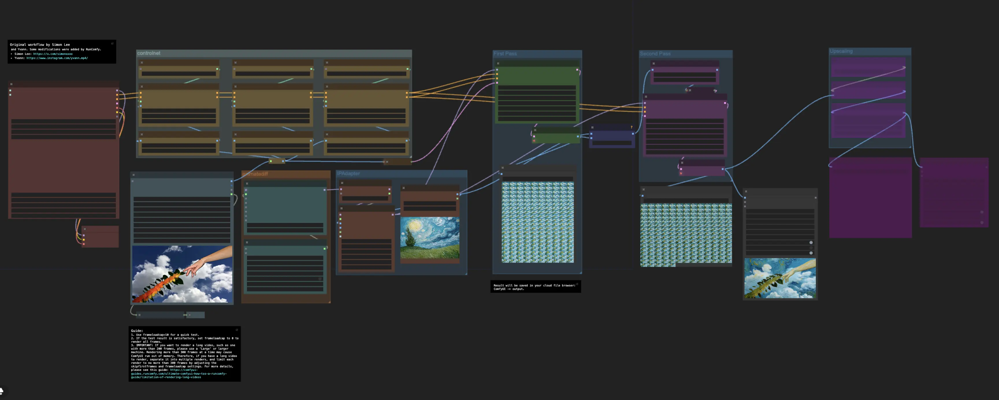 ComfyUI Vid2Vid Workflow | SDXL Style Transfer