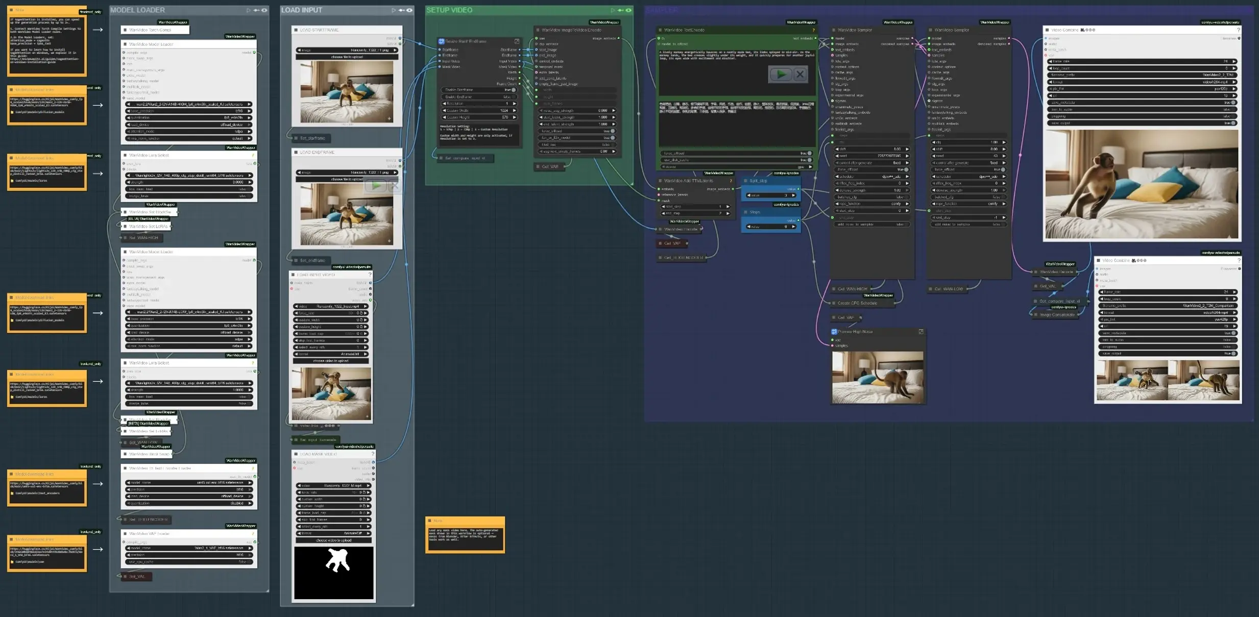 Controllable Animation in AI Video Workflow in ComfyUI | Motion-Controlled Video