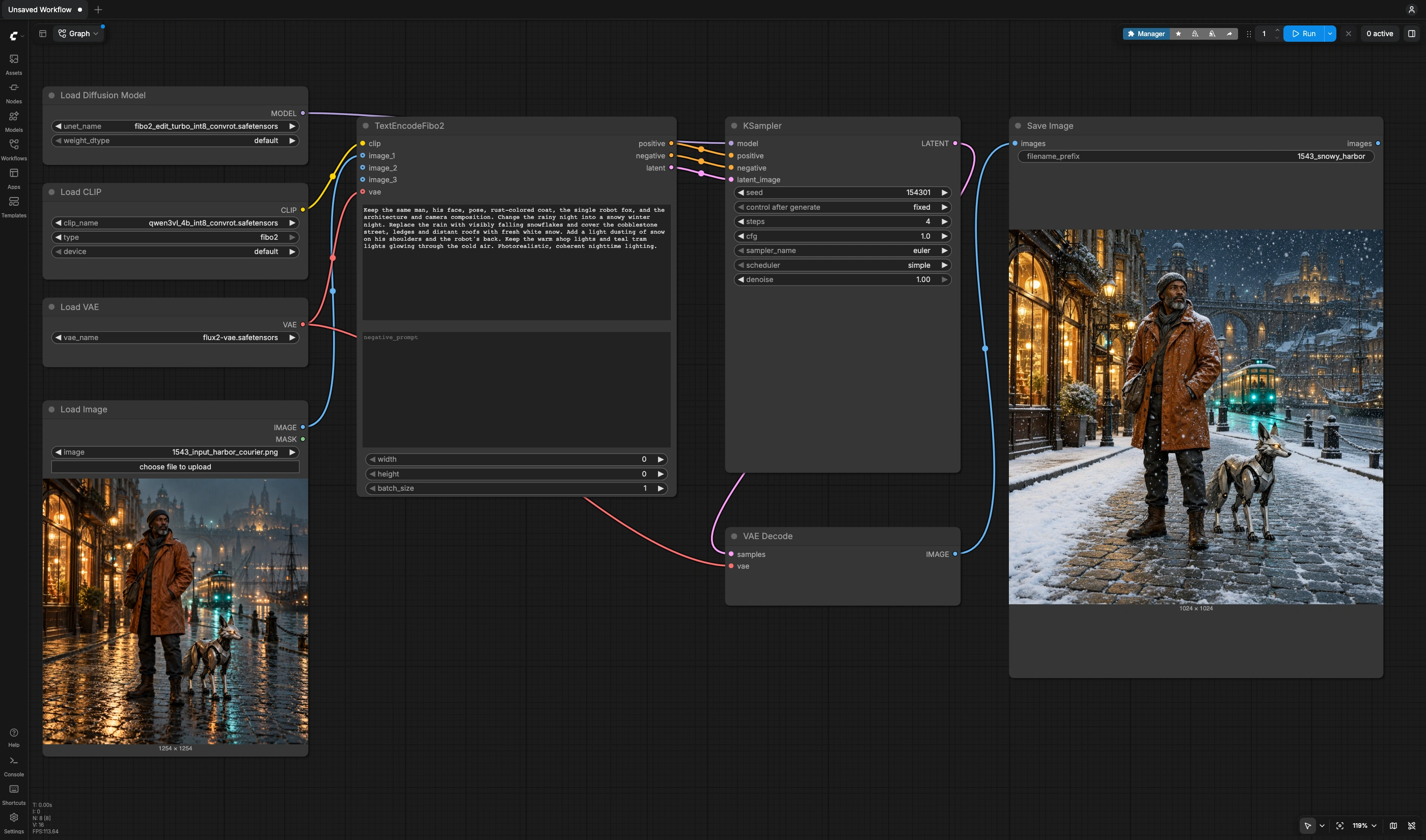 Fibo 2 Edit Turbo ComfyUI | 4-Step INT8 ConvRot Editing