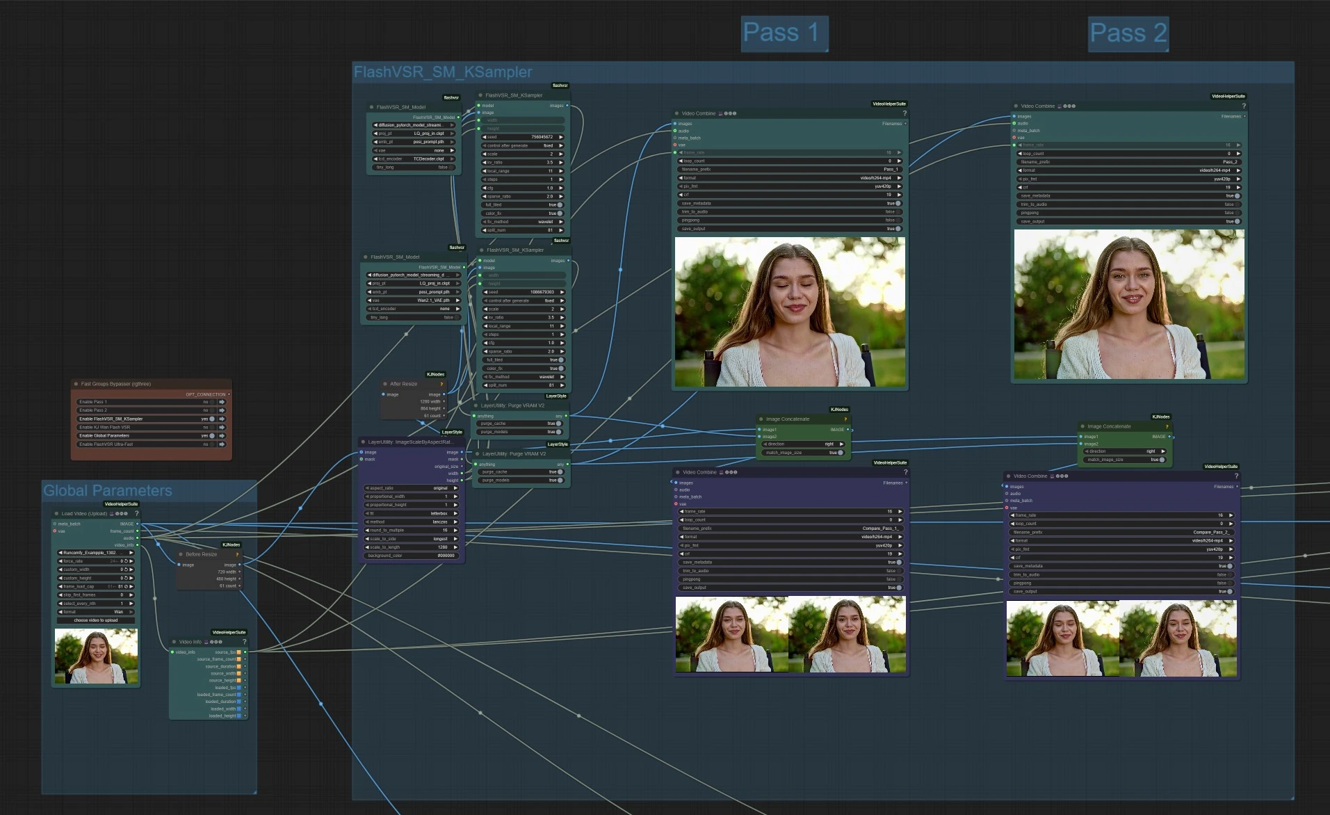 FlashVSR in ComfyUI Workflow | Real-Time Video Restoration