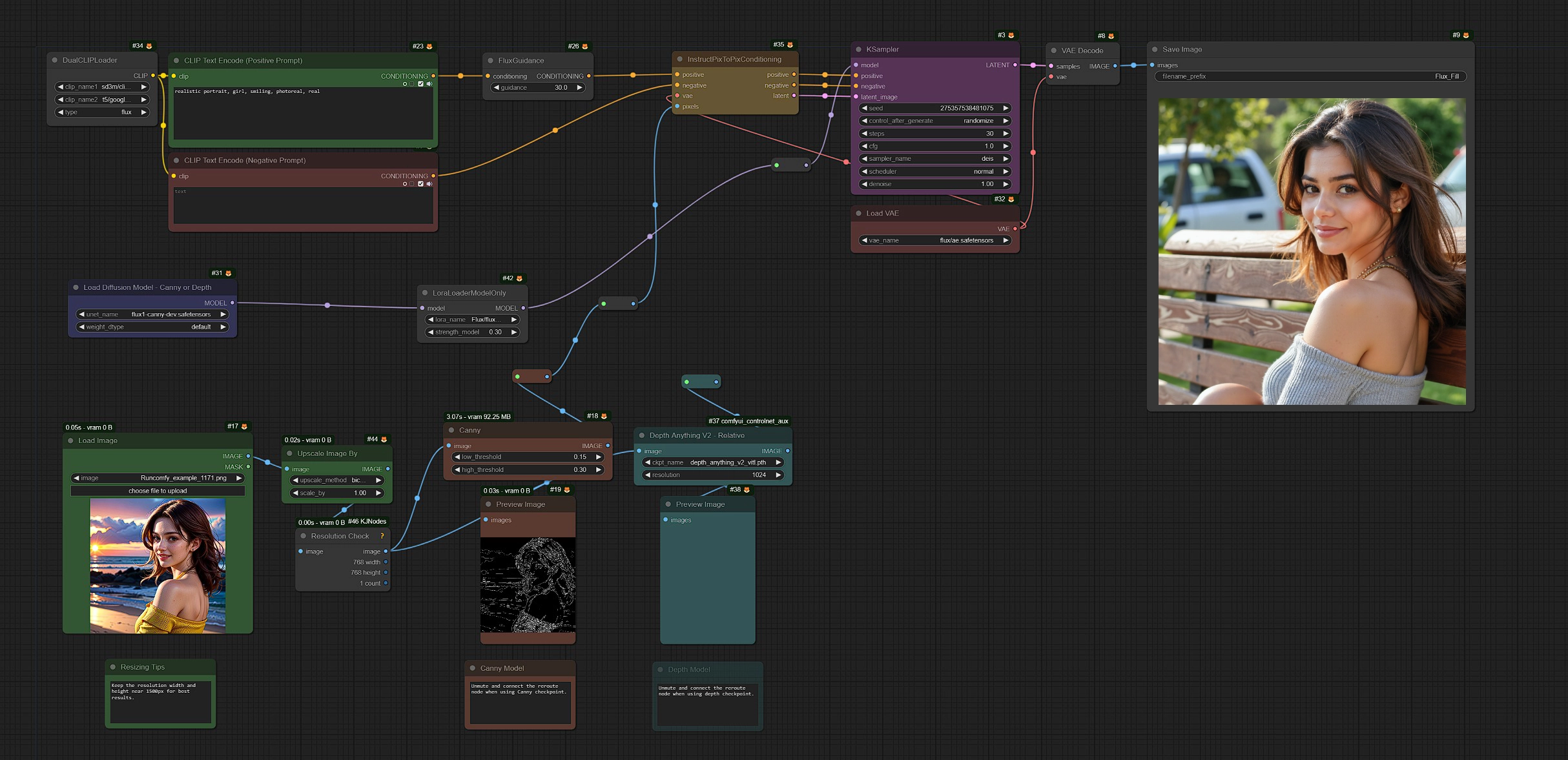 Flux Tools: Flux Depth and Flux Canny ControlNet Model