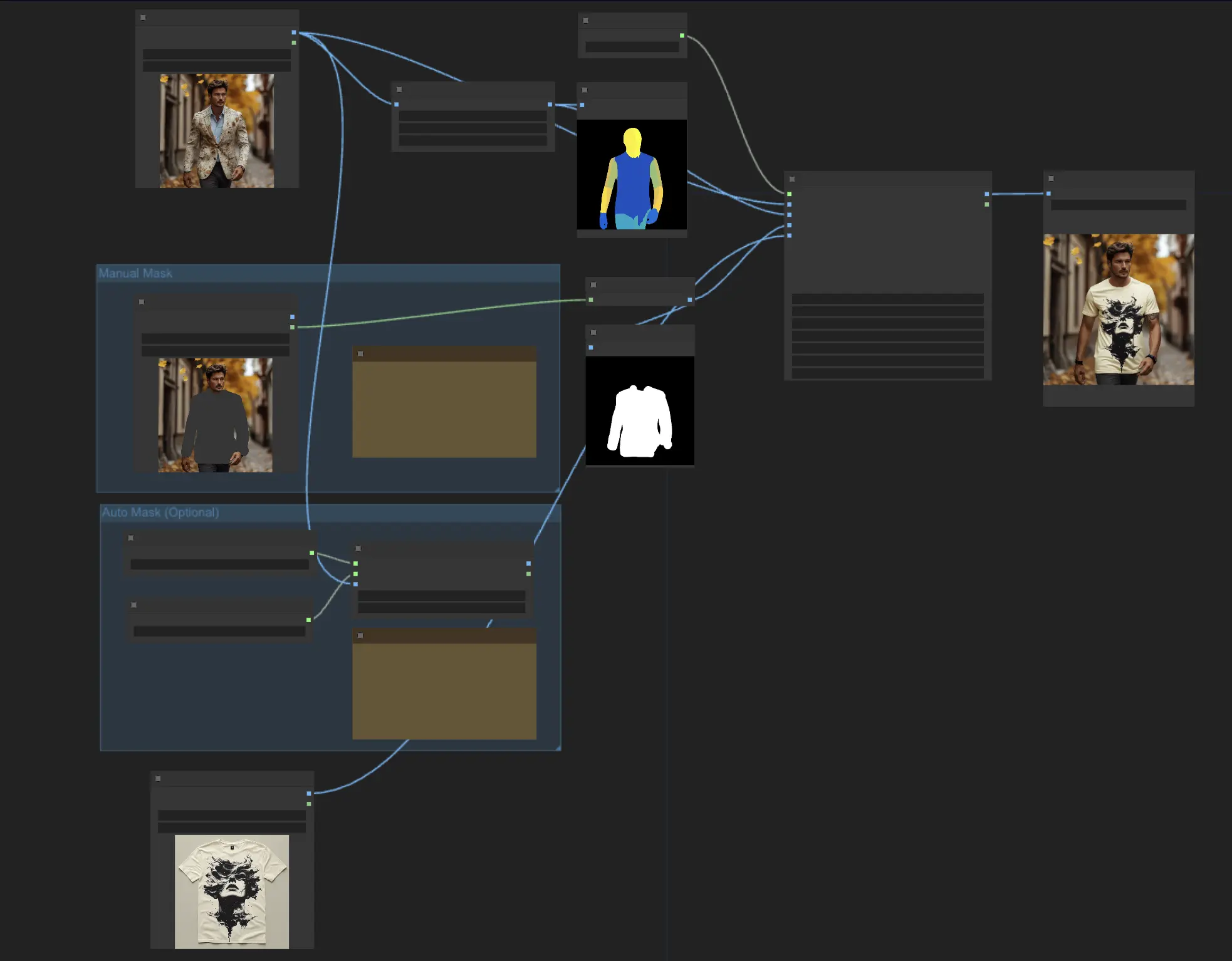 ComfyUI Workflow: IDM-VTON for Virtual Clothing Try-on