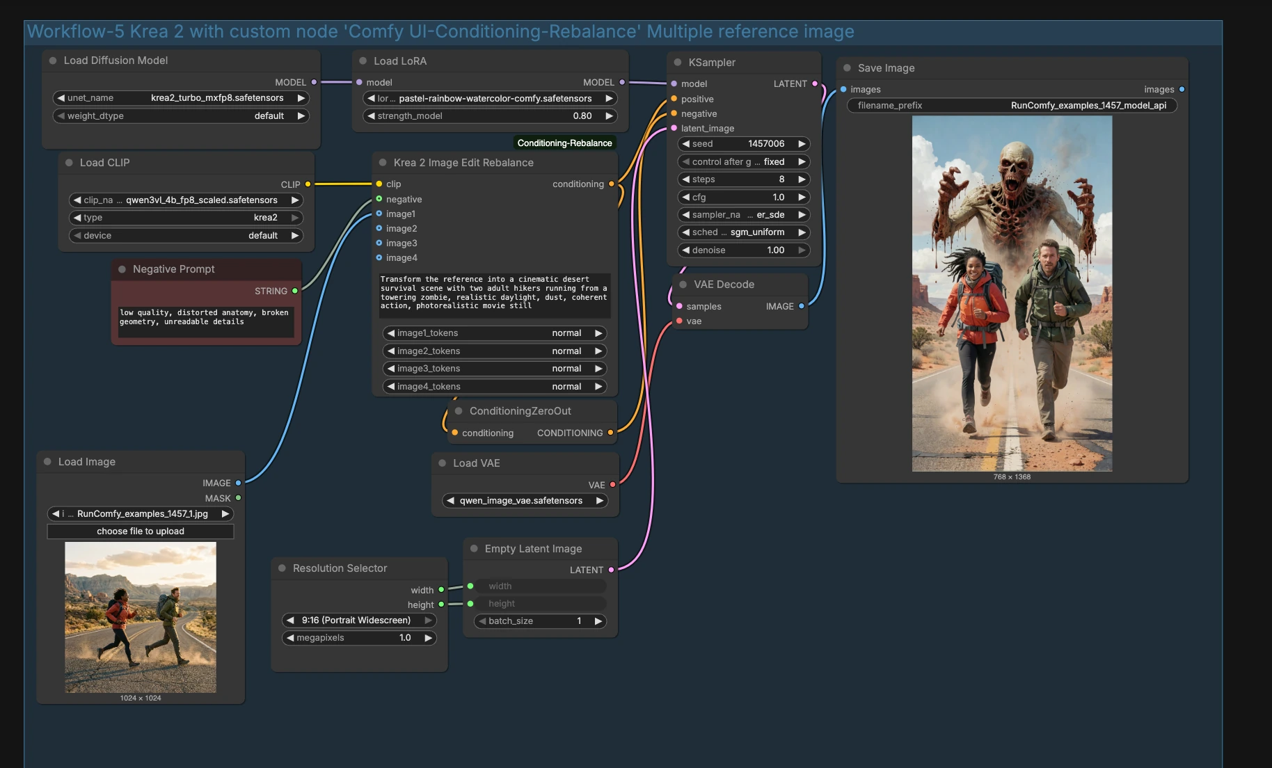 Krea 2 Reference Image Editing ComfyUI Workflow | Precise Style Control