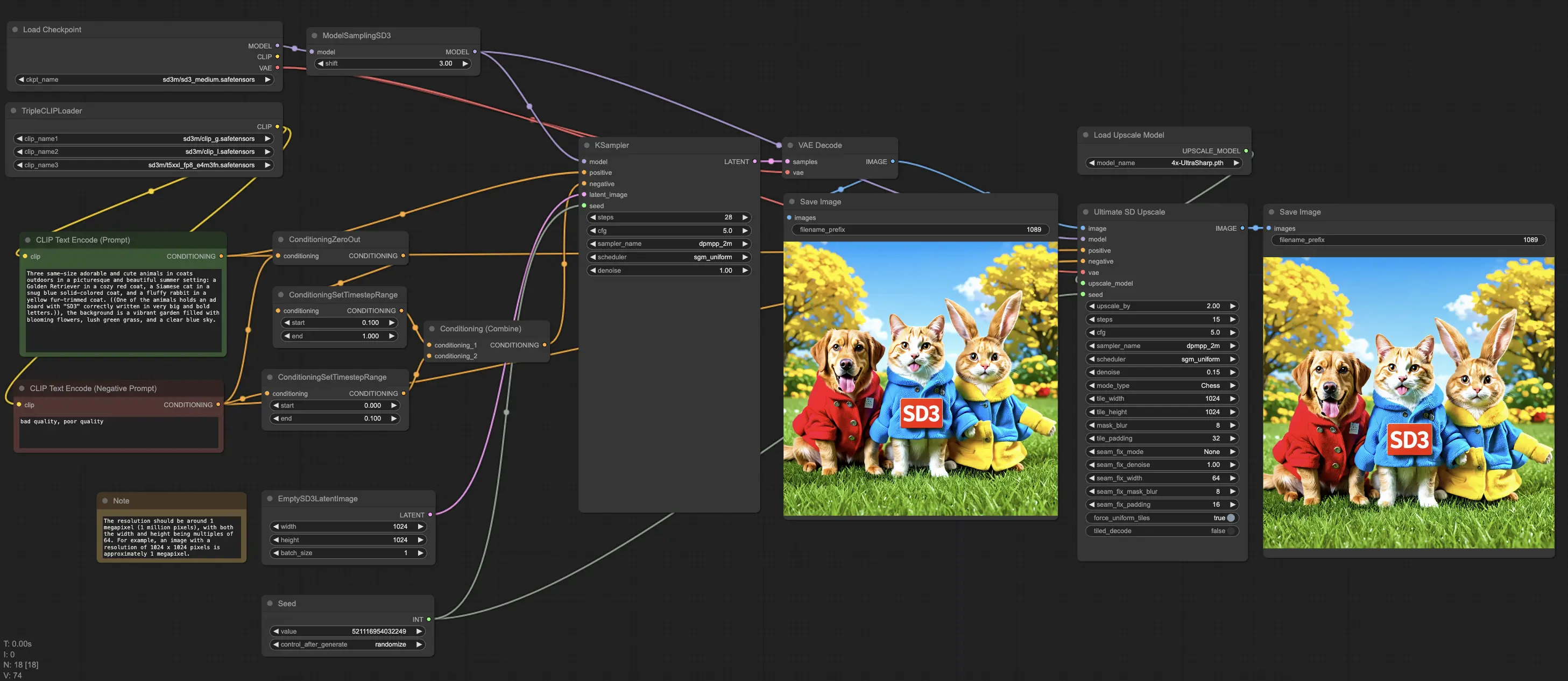 ComfyUI Stable Diffusion 3