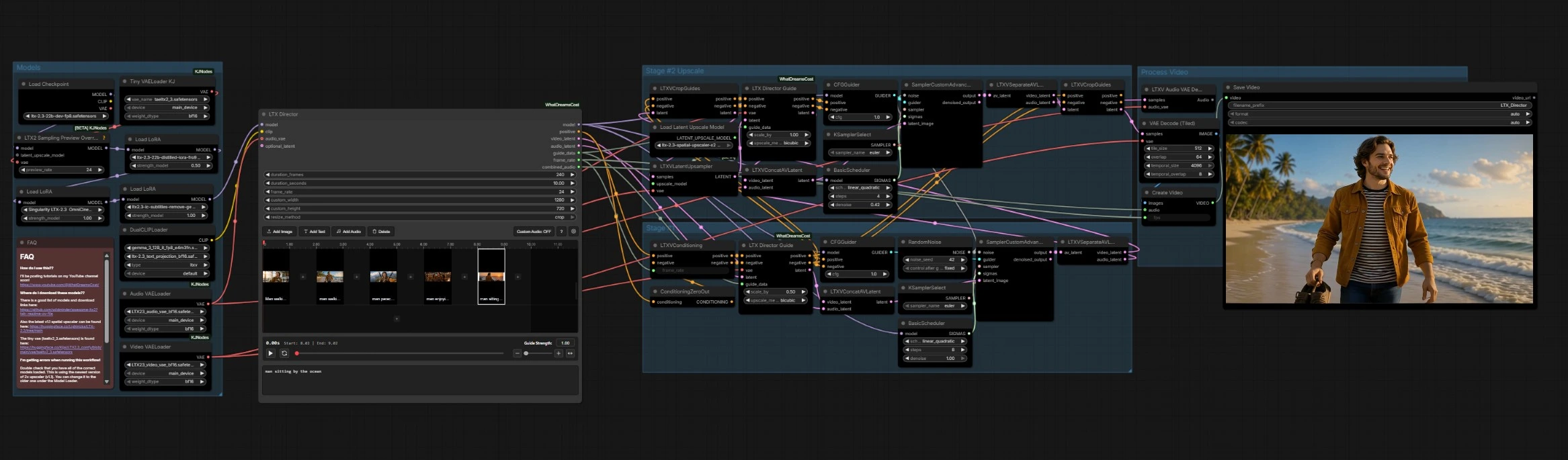 LTX 2.3 Director in ComfyUI | Timeline AI Filmmaking Workflow