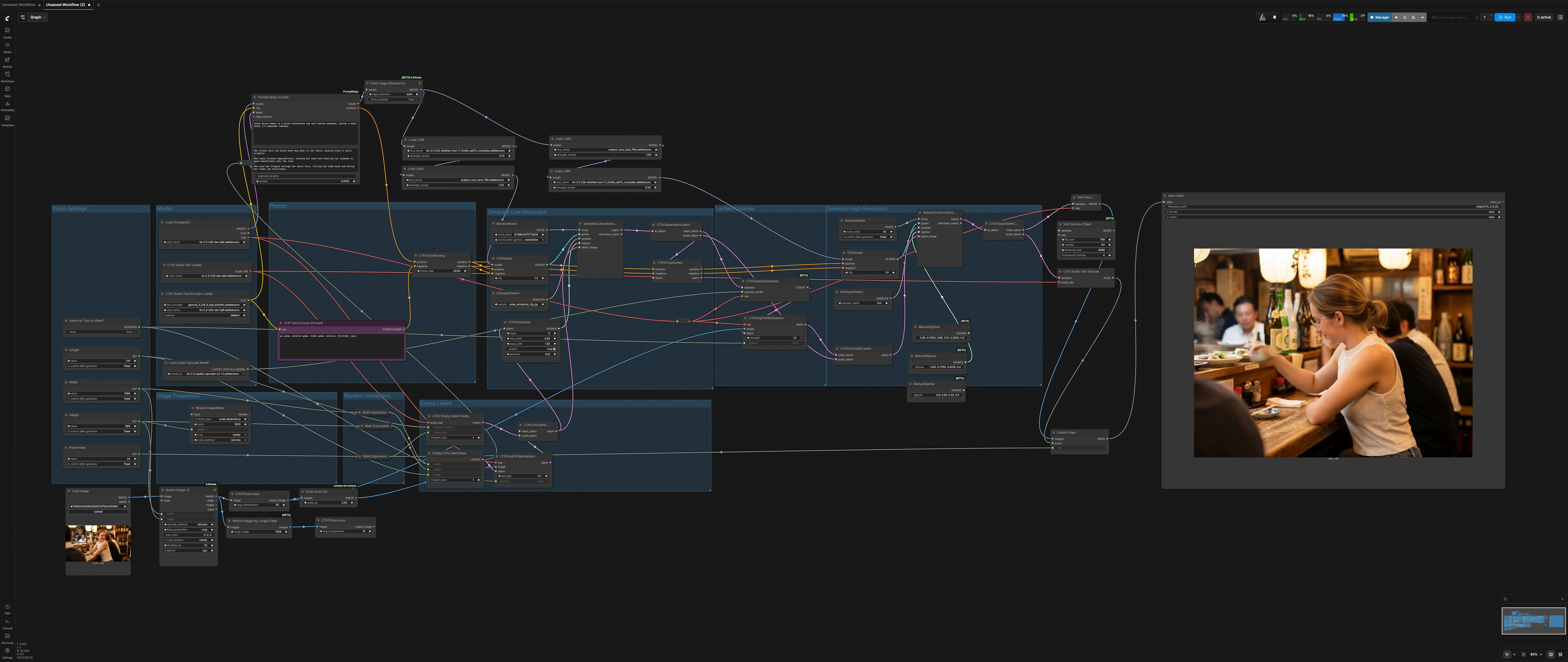 LTX 2.3 Sulphur image to video workflow in ComfyUI | Cinematic Motion Creator
