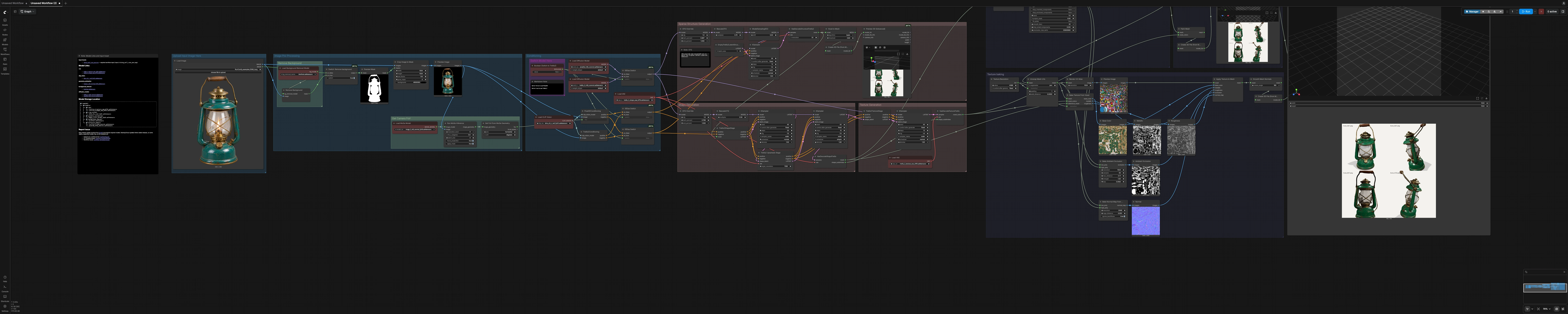 Pixal3D & TRELLIS.2 ComfyUI | PBR Image-to-3D GLB