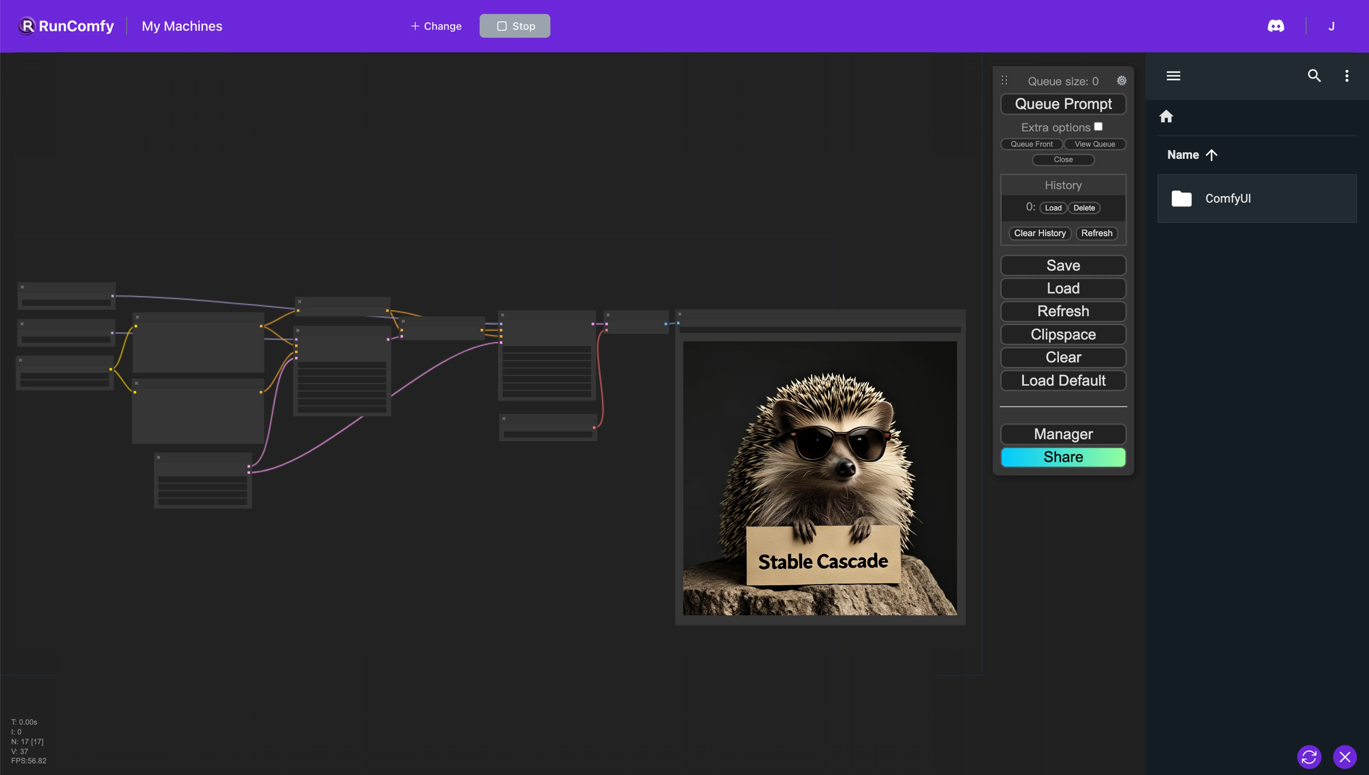 Stable Cascade workflow in ComfyUI