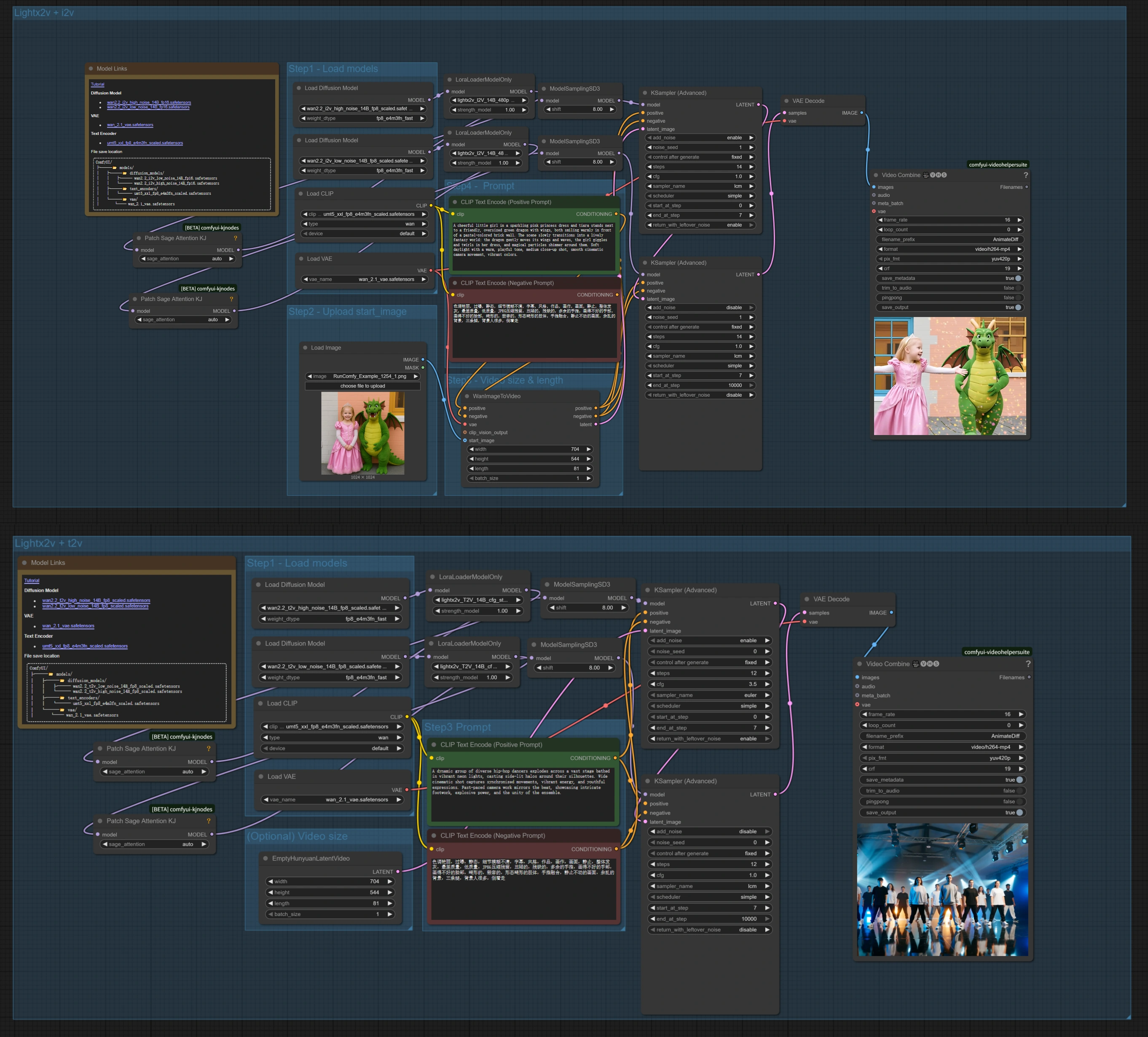 Wan 2.2 + Lightx2v V2 ComfyUI Workflow | Ultra Fast Text-to-Video