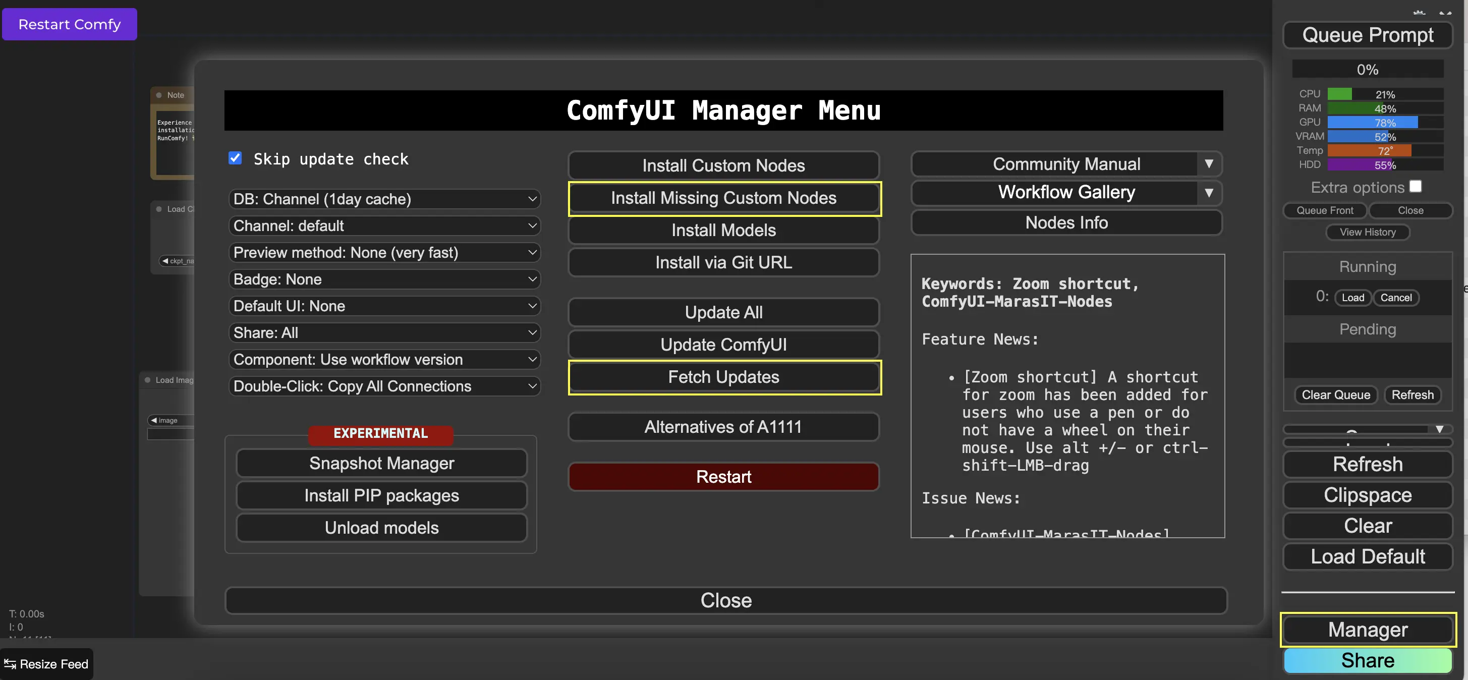 ComfyUI Manager