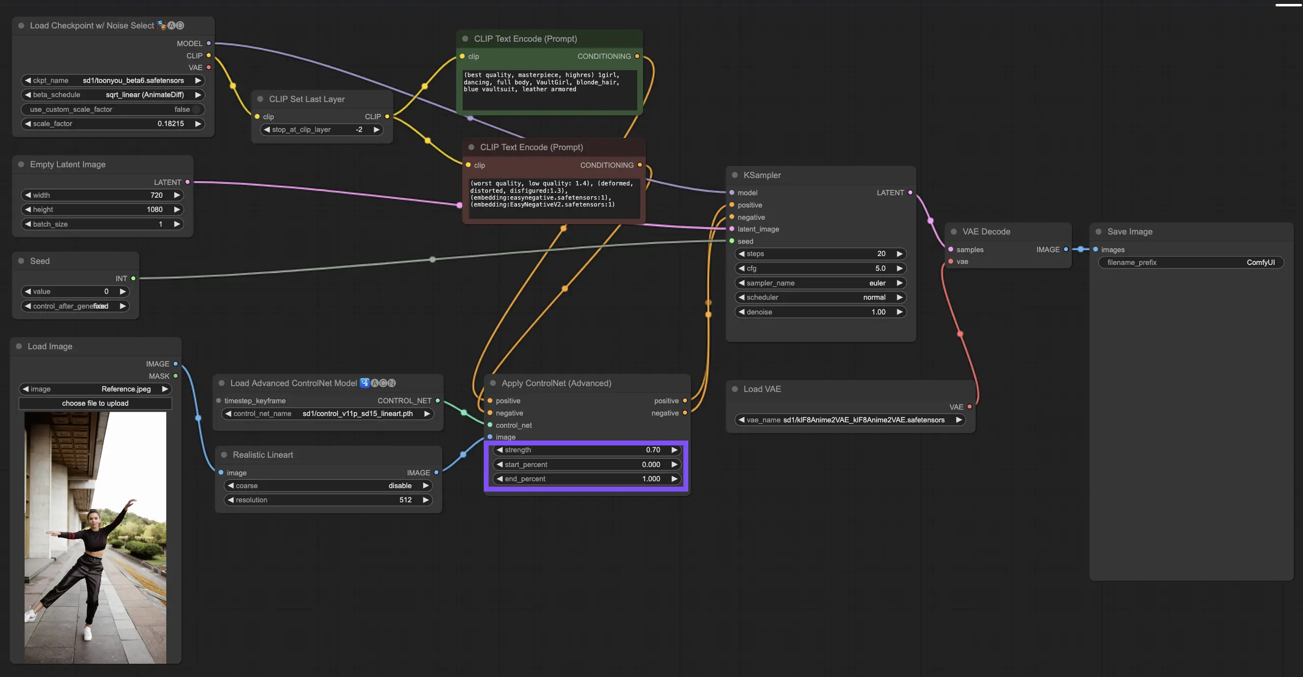 Apply ControlNet in ComfyUI