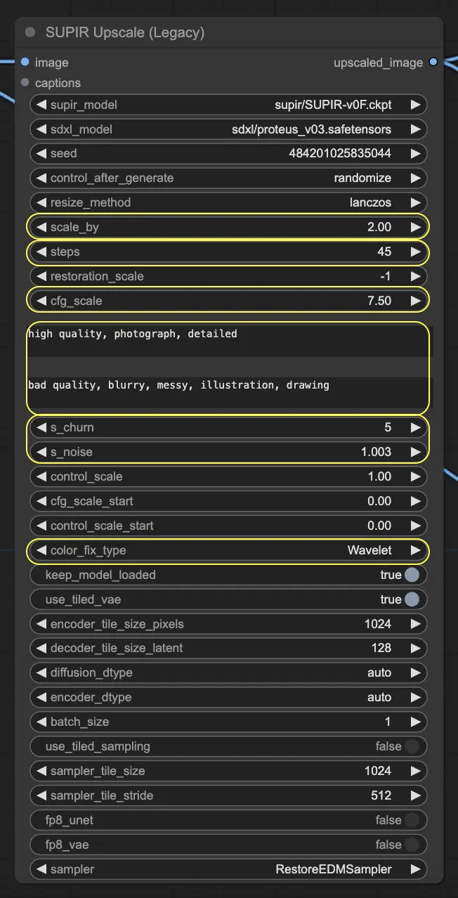 ComfyUI SUPIR upscaler