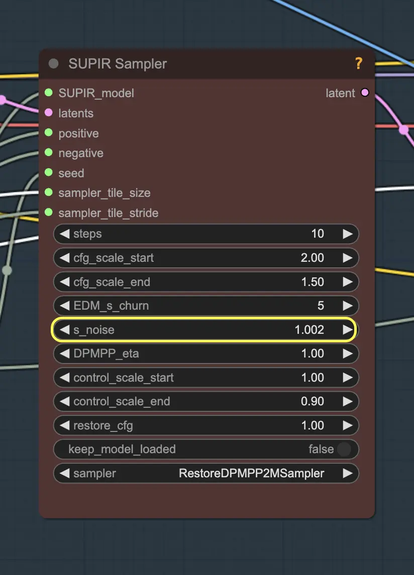 ComfyUI Upscale Workflow - SUPIR Noise Setting