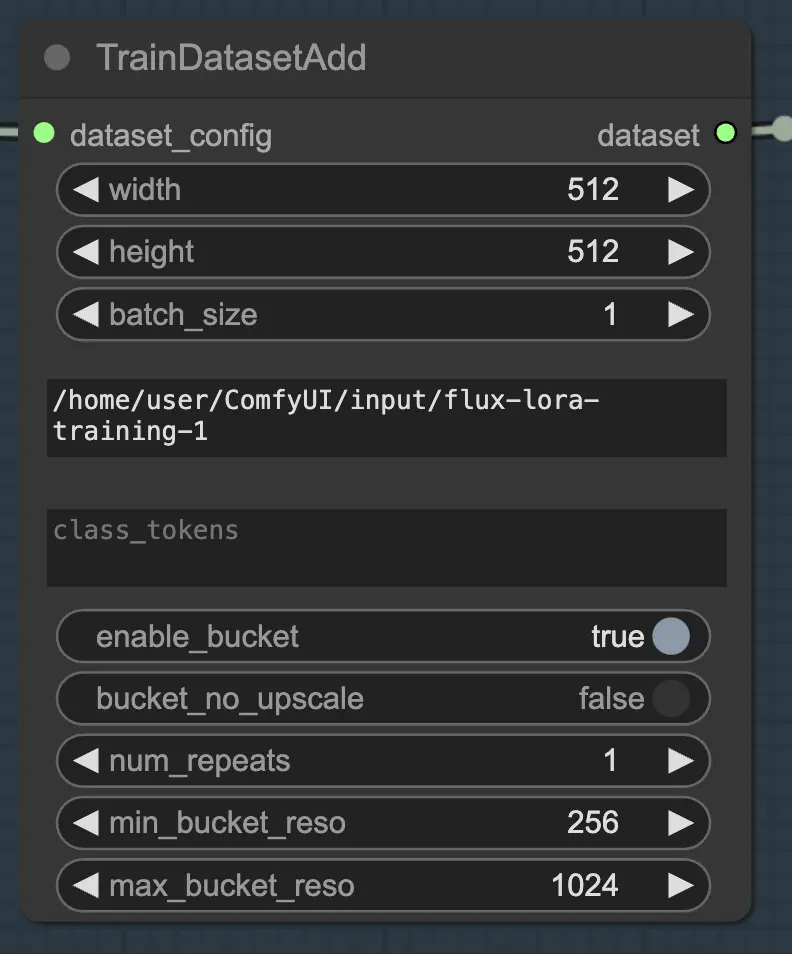 Formation FLUX LoRA : TrainDatasetAdd