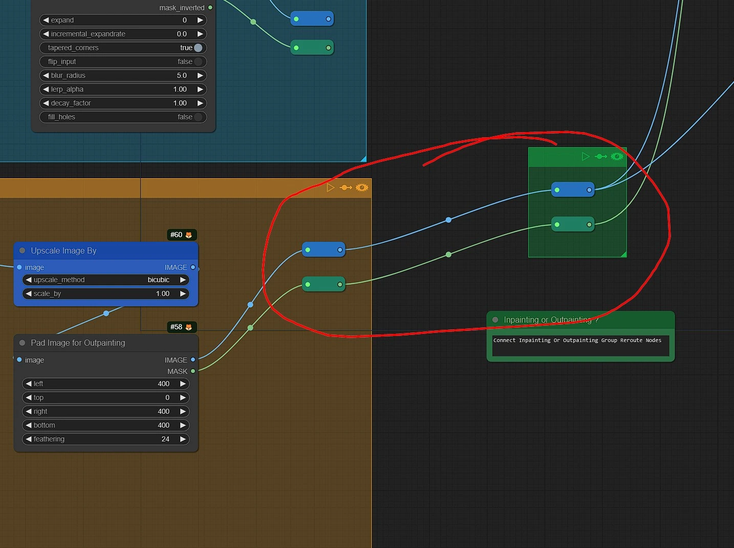 Flux Fill Reroute