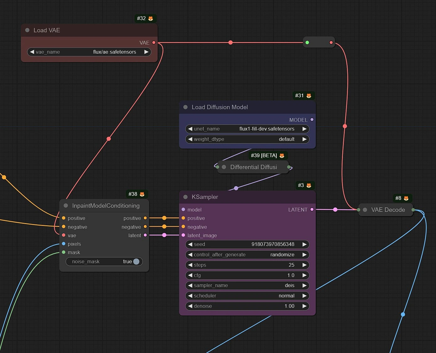 Flux Fill Ksampler