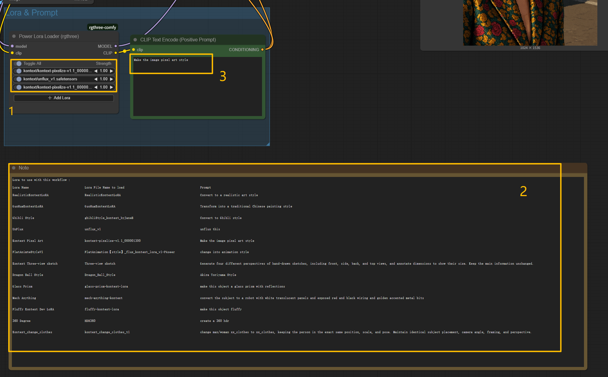 FLUX Kontext LoRA