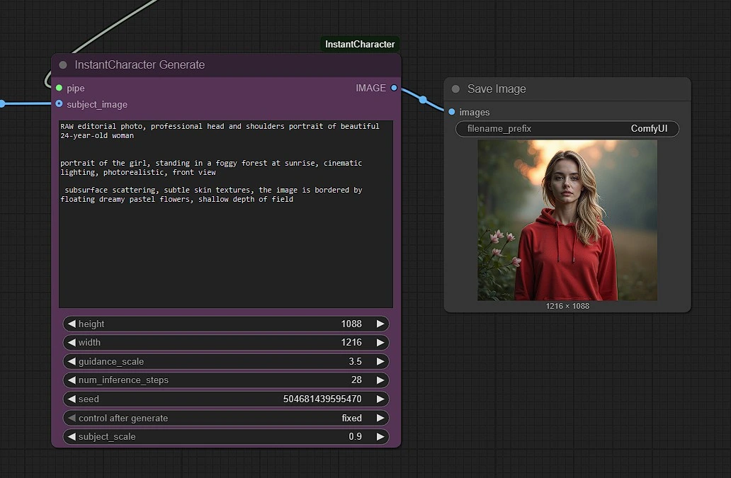 InstantCharacter Sampling